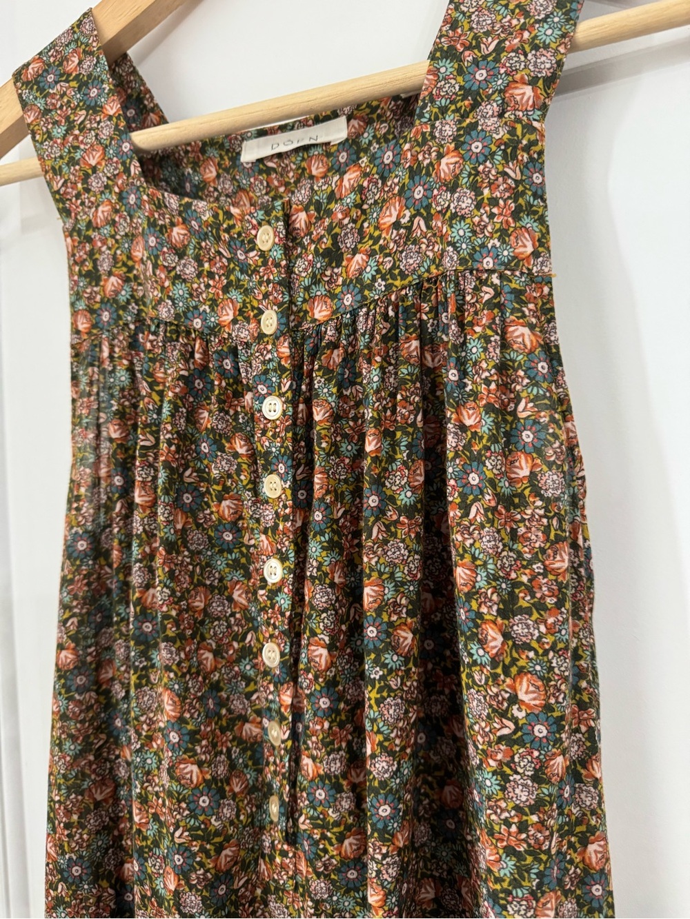 Doen Eliza floral jumpsuit with pockets, oversized XXS - Picture 8 of 15